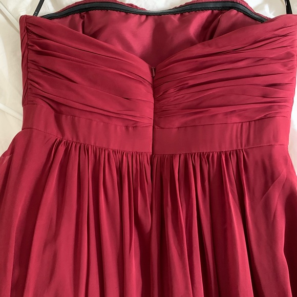 After Six Burgundy Bridesmaid Dress - Picture 5 of 5
